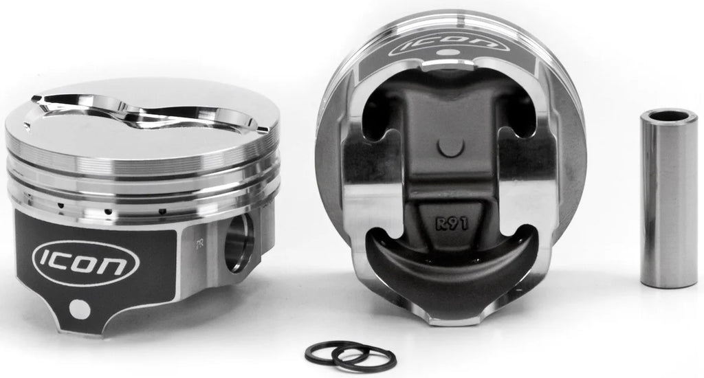 Icon Forged Pistons BBM FT Piston Set  4.360 Bore -4.5cc IC968.040