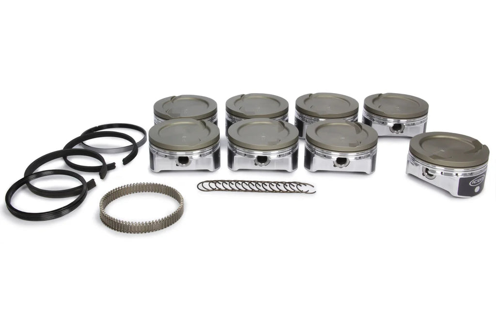 Icon Forged Pistons LS 6.0/6.2L Dish Forged Piston/Ring Set 4.030 IC529CAKTS.030