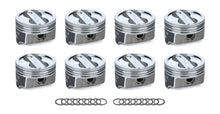 Load image into Gallery viewer, Icon Forged Pistons SBC Dish FHR Piston Set 4.030 Bore -18cc IC10011-.030