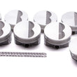 Load image into Gallery viewer, Icon Forged Pistons SBC FHR F/T Piston Set 4.155 Bore -3.7cc IC9941.030