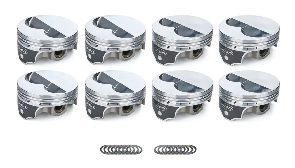 Icon Forged Pistons SBC FT Piston Set 4.060 Bore -8.9cc IC604.060