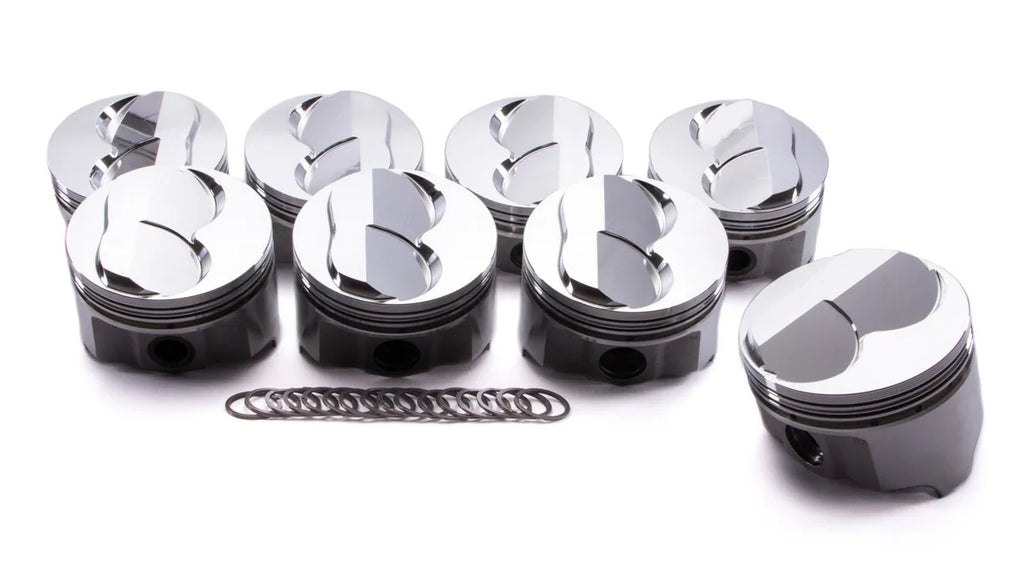 Icon Forged Pistons SBC Forged Domed Piston Set 4.030 Bore IC802.030
