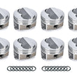 Load image into Gallery viewer, Icon Forged Pistons SBC Forged Domed Piston Set 4.040 Bore +6.3cc IC793.040
