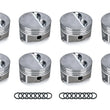Load image into Gallery viewer, Icon Forged Pistons SBC Forged F/T Piston Set 4.030 Bore -4.90cc IC792.030
