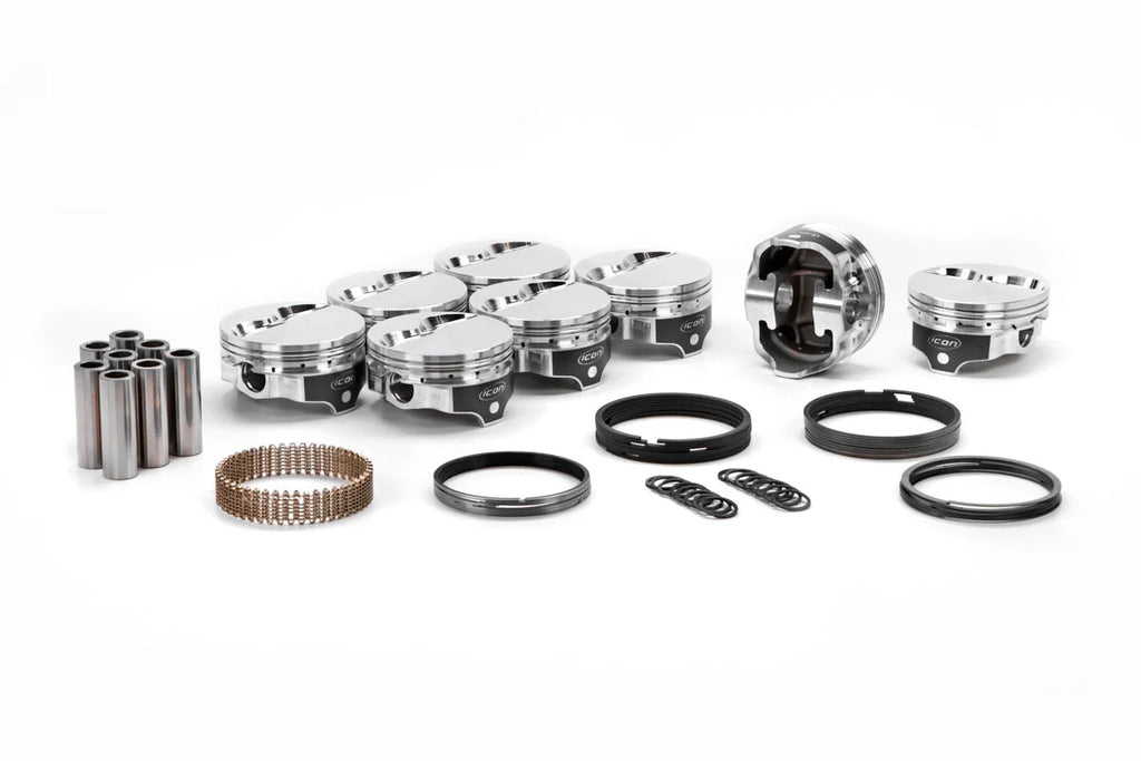 Icon Forged Pistons SBF FT Forged Piston Set 4.030 Bore -5.3cc IC720.030
