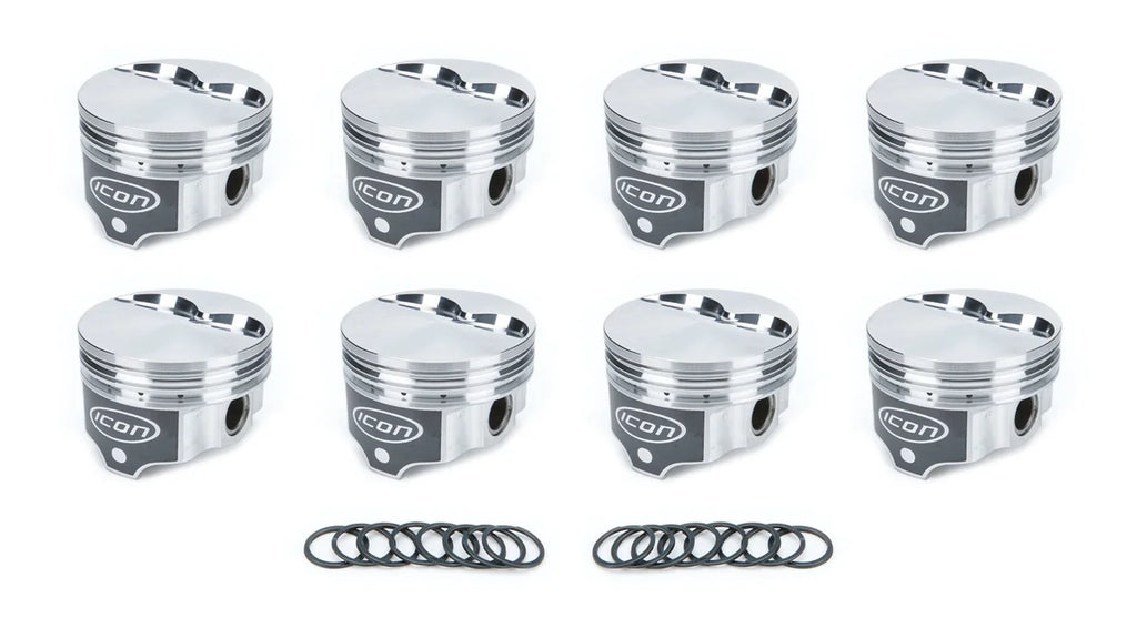 Icon Forged Pistons SBM 360 FT Piston Set 4.060 Bore +5cc IC741.060