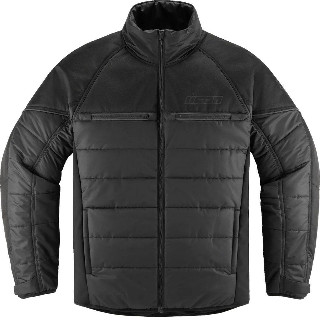 Icon - Ghost Puffer Jacket - Black/Charcoal - 2XL - 28206194 - Side View