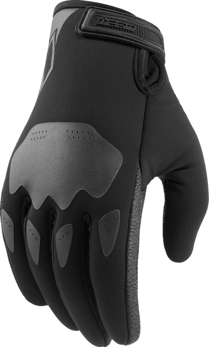 Icon - Hooligan™ Insulated Gloves - Black - Medium - 33014488 - Back View