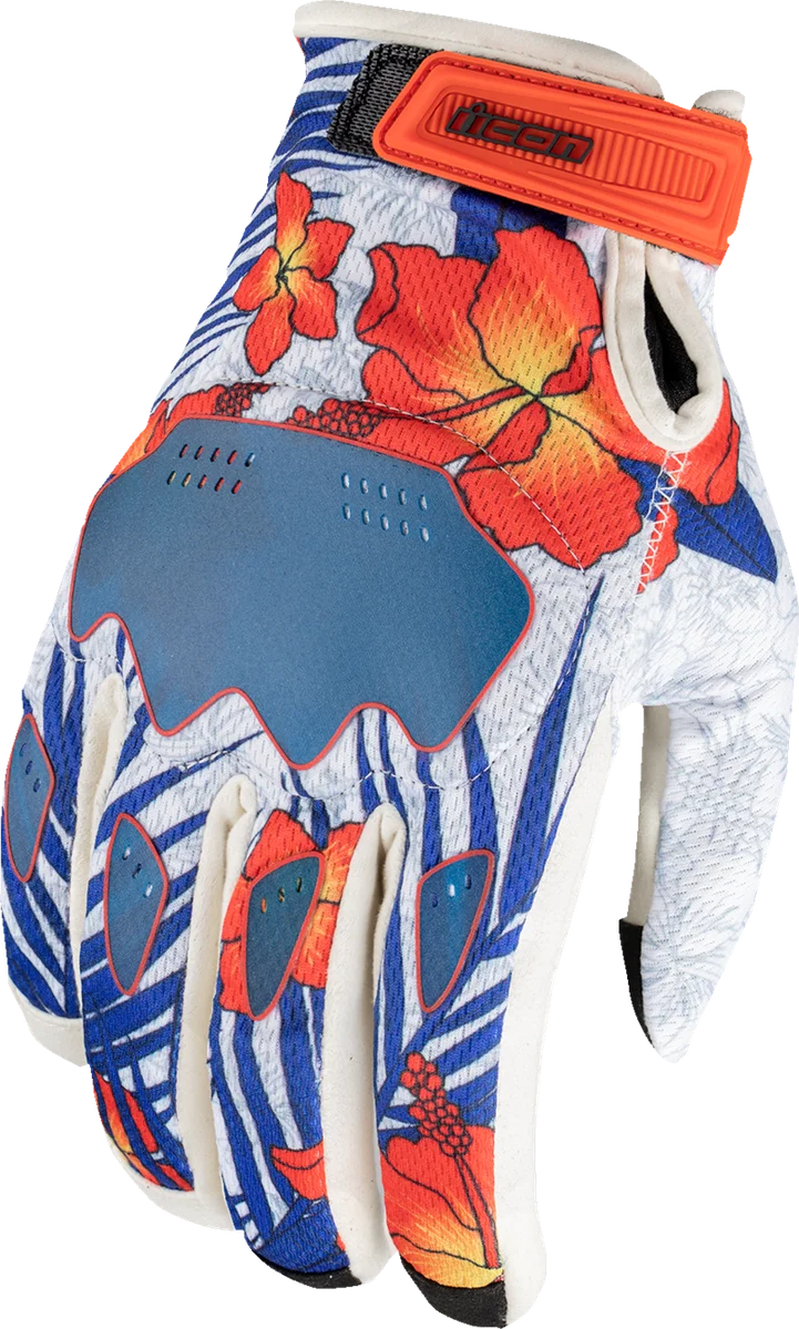Icon - Hooligan Kaonohi™ Gloves - White - 3XL - 33014789 - Back View