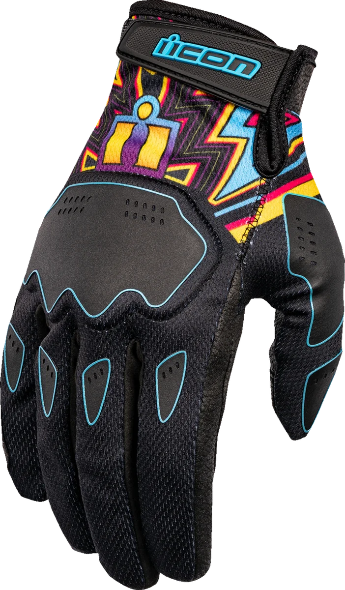 Icon - Hooligan™ Lucky Lid Gloves - Black - 2XL - 33014645 - Installation View