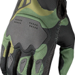 Load image into Gallery viewer, Icon - Hooligan Magnacross™ Gloves - Camo Green - 3XL - 33014826 - Back View