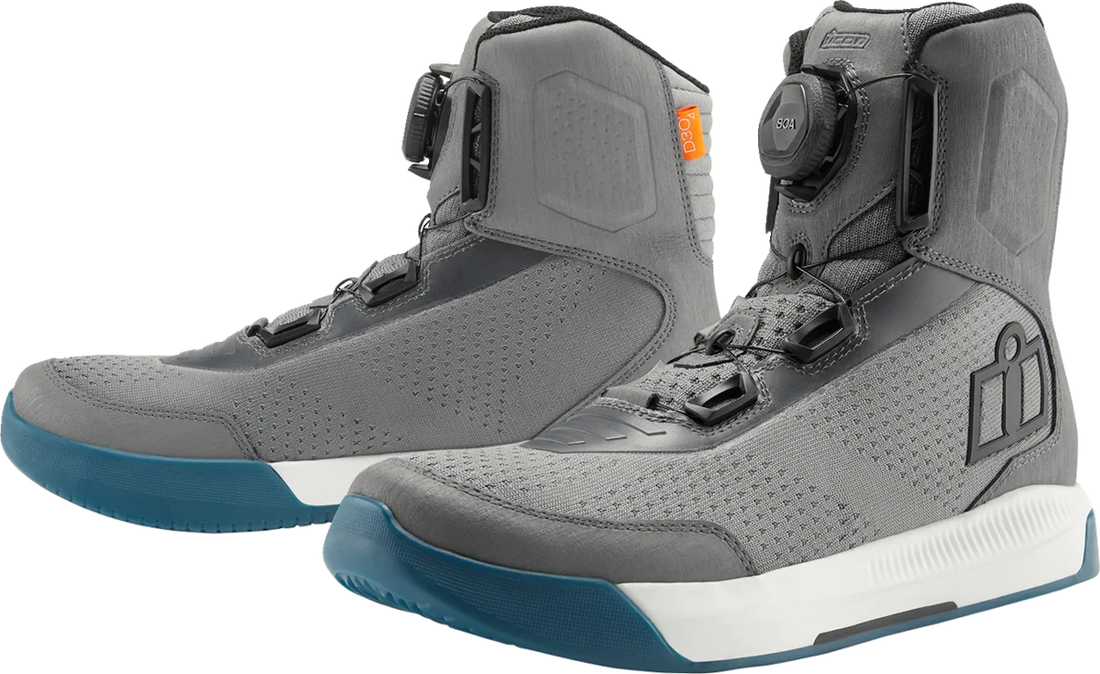Icon - Overlord™ Vented CE Boots - Gray - Size 7 - 34031268 - Installation View