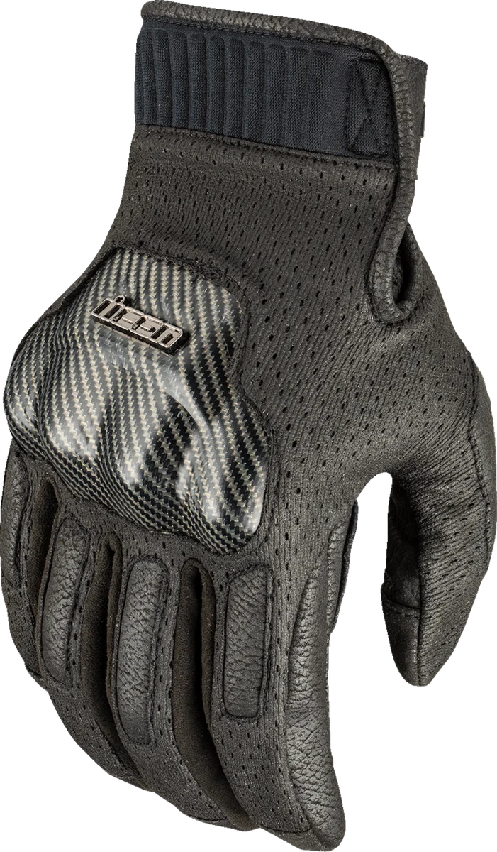 Icon - Overlord3™ Gloves - Black - Small - 33014790 - Back View