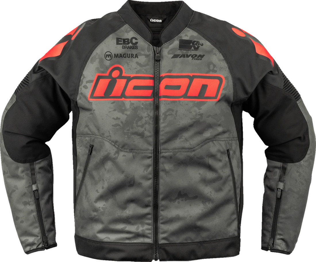 Icon - Overlord3™ Magnacross Jacket - Gray - 2XL - 28206716 - Back View