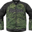 Load image into Gallery viewer, Icon - Overlord3 Mesh™ Camo Jacket - Green - XL - 28206708 - Back View