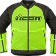 Load image into Gallery viewer, Icon - Overlord3 Mesh™ Jacket - Hi-Viz Yellow - Large - 28206750 - Back View