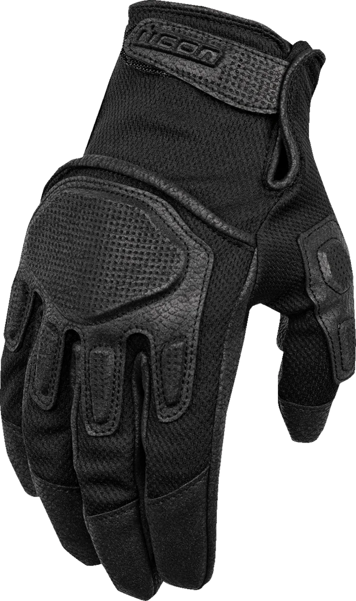 Icon - Punchup CE™ Gloves - Black - Small - 33014588 - Back View
