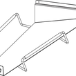 Load image into Gallery viewer, Icon - Slatwall Helmet Display Shelf - Right Hand - 99030495 - Side View