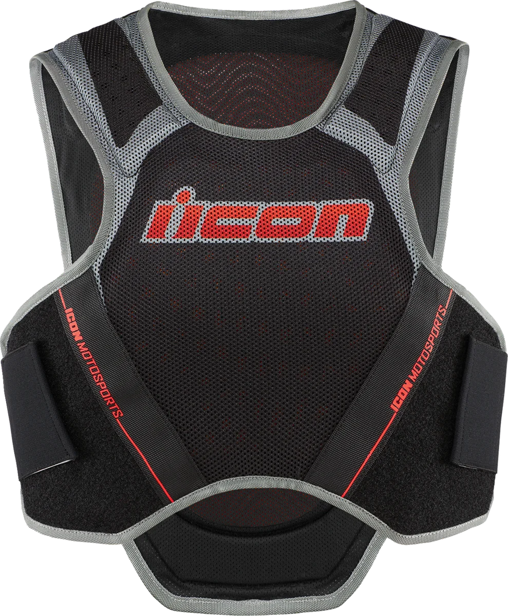 Icon - Softcore™ Vest - Megabolt Black - 3XL/4XL - 27020284 - Additional View 6