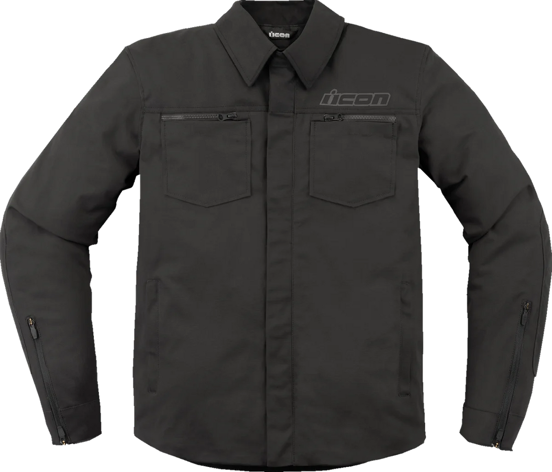 Icon - Upstate Canvas CE Jacket - Black - Large - 28206237 - Back View