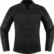 Load image into Gallery viewer, Icon - Women's Hooligan™ CE Jacket - Black - Large - 28221479 - Additional View 9