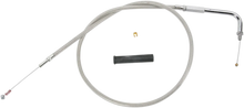 Load image into Gallery viewer, Idle Cable - 31-3/4&quot; - Braided DragSpecialties 5341900B - Main Product View
