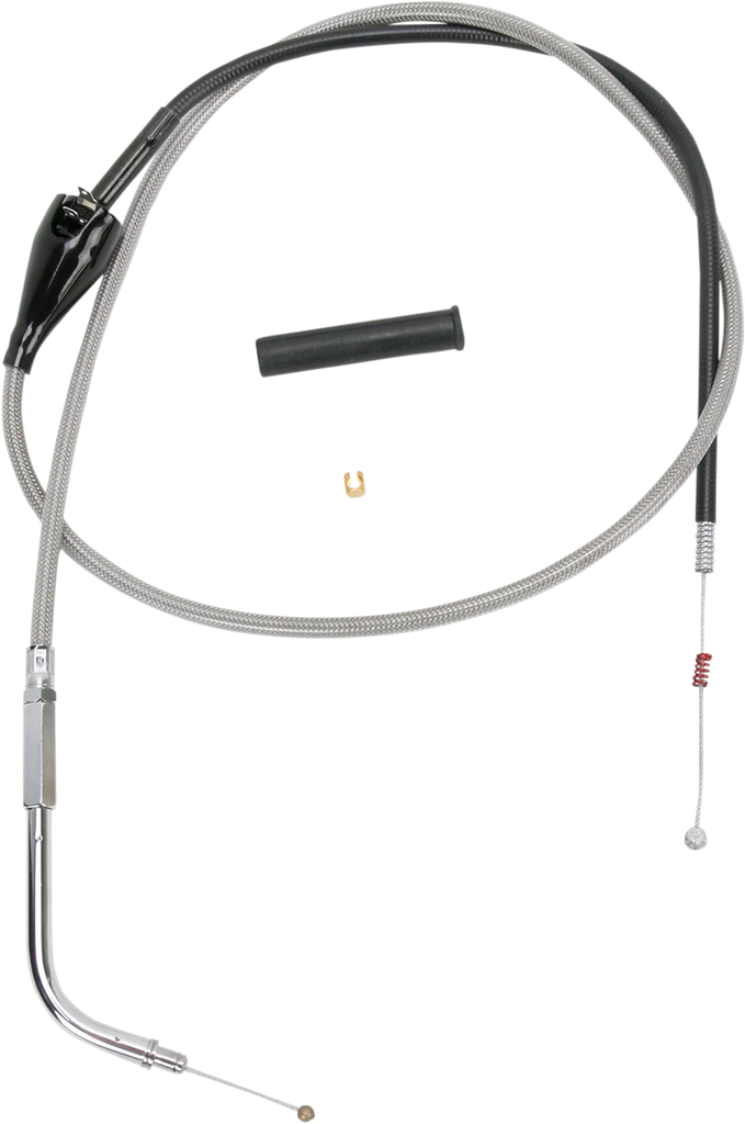 Idle Cable - 44" - Braided DragSpecialties 5343144B - Main Product View