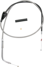 Load image into Gallery viewer, Idle Cable - 44" - Braided DragSpecialties 5343144B - Main Product View