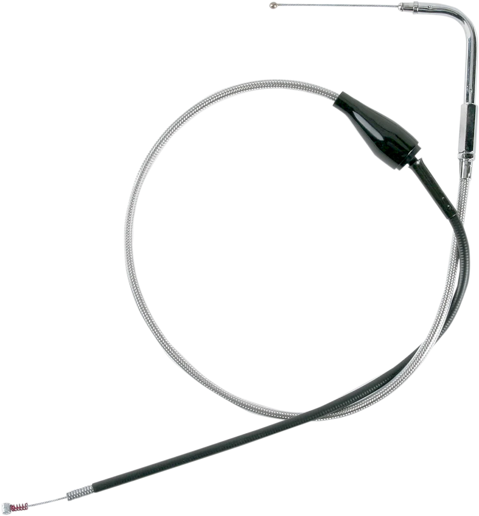 Idle Cable - Cruise - 41-1/2" - Braided DragSpecialties 5342700B - Main Product View