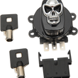 Load image into Gallery viewer, Ignition Switch - Skull - Black DragSpecialties 21-0209GBSKD - Main Product View