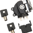Load image into Gallery viewer, Ignition Switch - Skull - Black DragSpecialties 21-0209GBSKD - Side View