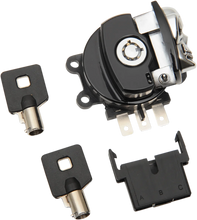 Load image into Gallery viewer, Ignition Switch - Skull - Black DragSpecialties 21-0209GBSKD - Side View