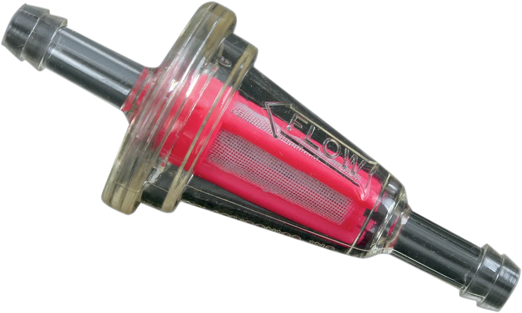 In-Line Fuel Filters - 3.558" - 8-Pack Visu-Filter - Side View