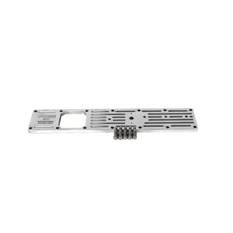 Industrial Injection 03-07 Dodge Cummins 5.9L PDM Billet Intake Plate Polished PDM By - Side View
