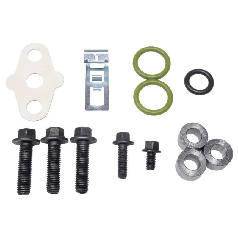 Industrial Injection 03-07 Ford Powerstroke 6.0L New Garrett Stock Turbo (w/ Variable Sensor) - Side View