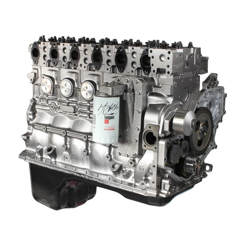 Industrial Injection 07.5-12 Dodge CR Race Engine Fcc Pist. Bore Hone Deck Plate/Girdle/HD Rod Bolts - Side View