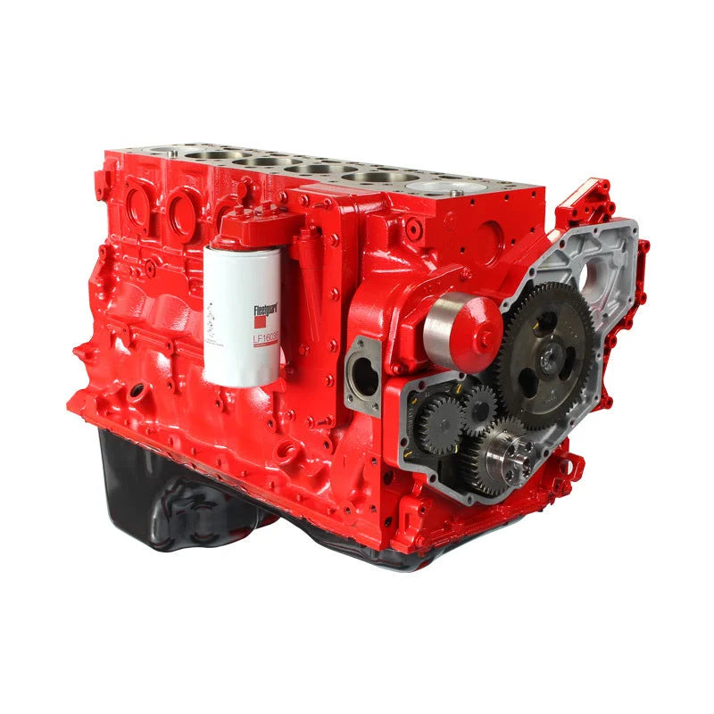 Industrial Injection 07.5-14 CR Stock Short Block / Coated Pistons / .020 Over / Assy. Bal Polished - Side View