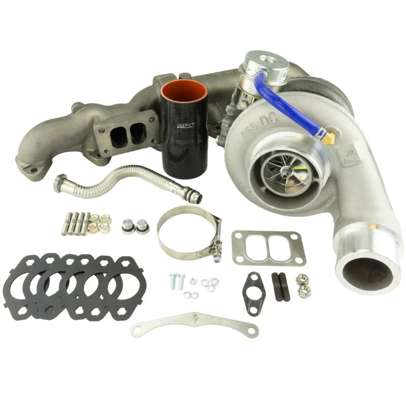 Industrial Injection 13-18 Cummins Thunder Series Single Turbo Kit - Side View