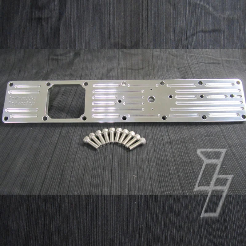 Industrial Injection 89-98.5 Dodge Cummins 5.9L PDM Billet Intake Plate Polished PDM By - Detail View