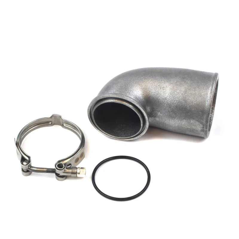 Industrial Injection High Flow 90-Degree Cast Elbow - Kit - Side View