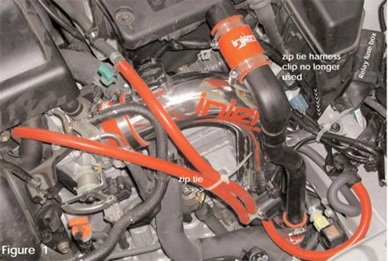 Injen 00-03 Celica GT Black Cold Air Intake - Installation View