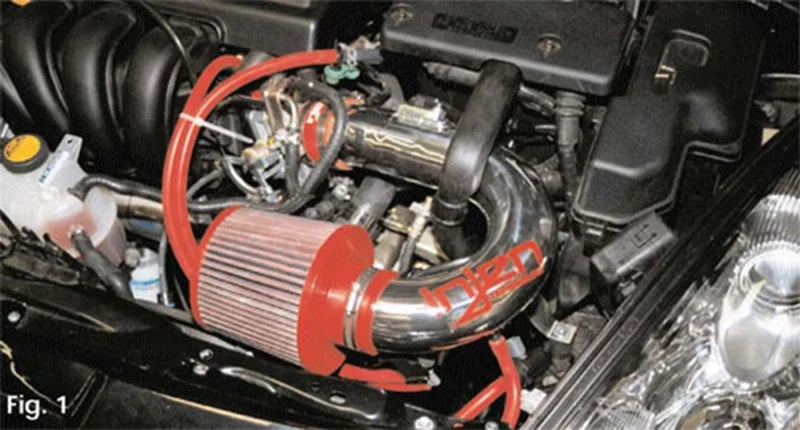 Injen 00-03 Celica GT Polished Short Ram Intake - Detail View
