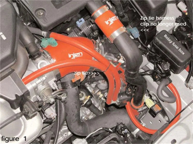 Injen 00-03 Toyota Celica GTS Black Cold Air Intake *SPECIAL ORDER* - Back View
