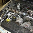 Load image into Gallery viewer, Injen 00-04 Dakota 4.7L V8 (w/o Cruise Control) Power-Flow (incl. Diamond plate heat shield) Wrinkle - Back View