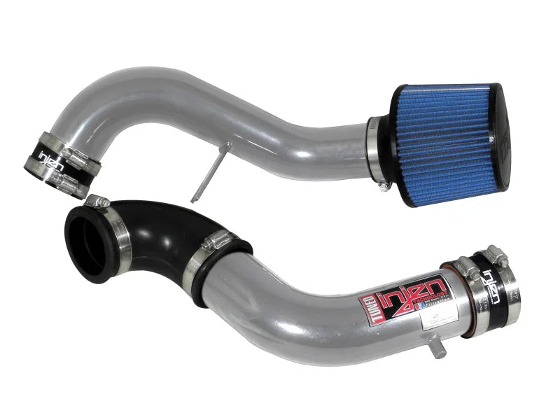 Injen 01-03 Protege 5 MP3 Polished Cold Air Intake - Side View