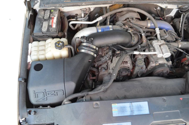 Injen 01-04 GMC Duramax LB7 6.6L Evolution Intake - Side View