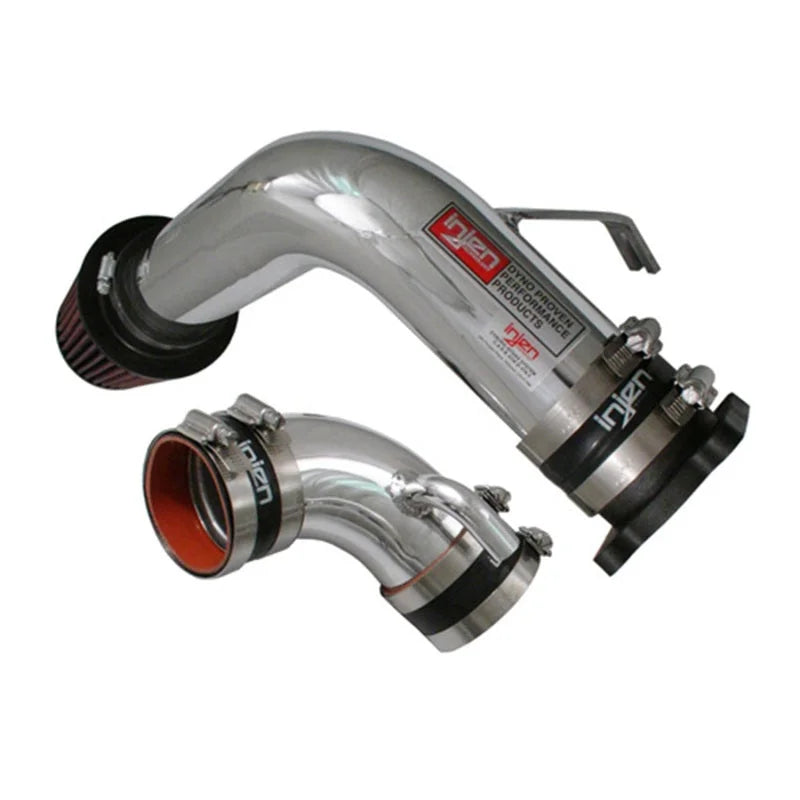 Injen 02-03 Maxima Polished Cold Air Intake - Side View