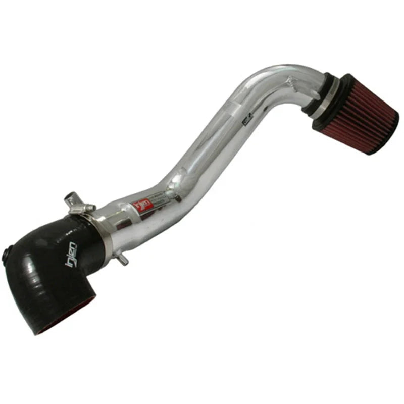 Injen 02-06 RSX w/ Windshield Wiper Fluid Replacement Bottle (Manual Only) Polished Cold Air Intake - Side View
