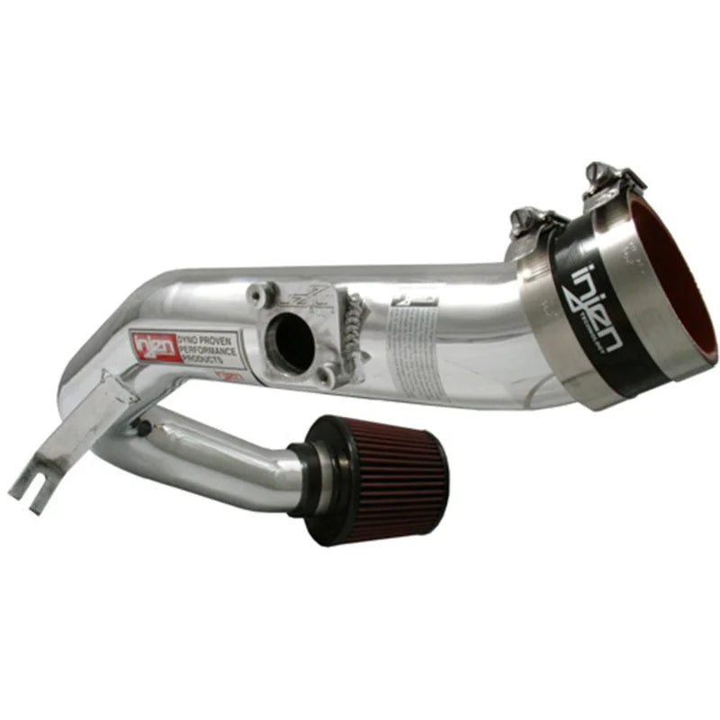Injen 02-07 WRX (No Wagon) / 04 STi Polished Cold Air Intake - Side View