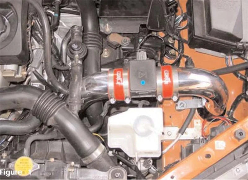 Injen 03-03.5 Mazdaspeed Protege Turbo Black Cold Air Intake - Detail View
